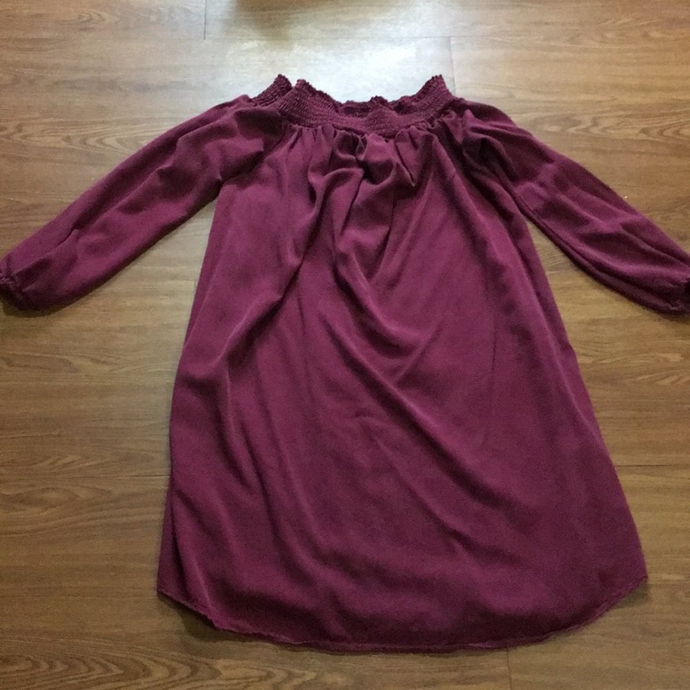 Off the shoulder dress